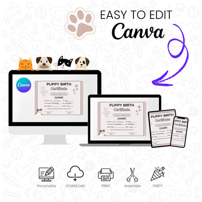 Pet Birth Certificate